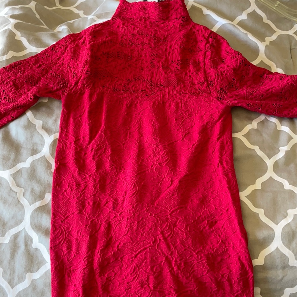 Beautiful red bodycon top